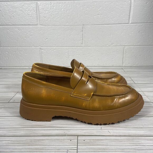 Camper Walden Men's Loafers Distressed Yellow Rare Size 9/42 - Picture 4 of 10